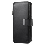 CaseNeo MagSafe RFID Anti-theft Zipper Wallet Retro Leather Phone Case, For iPhone 17e / 16e, For iPhone 17 Pro Max, For iPhone 17 Pro, For iPhone 17, For iPhone Air, For iPhone 16 Pro Max, For iPhone 16 Pro, For iPhone 16 Plus