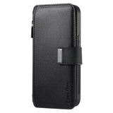 CaseNeo MagSafe RFID Anti-theft Zipper Wallet Retro Leather Phone Case, For iPhone 18 / 17, For iPhone 18 Pro / 17 Pro, For iPhone 18 Pro Max / 17 Pro Max, For iPhone 17e / 16e, For iPhone Air, For iPhone 16 Pro Max, For iPhone 16 Pro, For iPhone 16 Plus