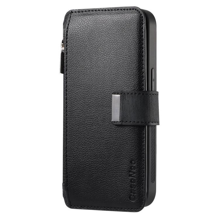 CaseNeo MagSafe RFID Anti-theft Zipper Wallet Retro Leather Phone Case, For iPhone 18 / 17, For iPhone 18 Pro / 17 Pro, For iPhone 18 Pro Max / 17 Pro Max, For iPhone 17e / 16e, For iPhone Air, For iPhone 16 Pro Max, For iPhone 16 Pro, For iPhone 16 Plus