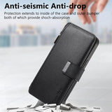 CaseNeo MagSafe RFID Anti-theft Zipper Wallet Retro Leather Phone Case, For iPhone 18 / 17, For iPhone 18 Pro / 17 Pro, For iPhone 18 Pro Max / 17 Pro Max, For iPhone 17e / 16e, For iPhone Air, For iPhone 16 Pro Max, For iPhone 16 Pro, For iPhone 16 Plus
