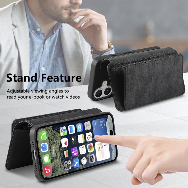 CaseNeo MagSafe RFID Anti-theft Zipper Wallet Retro Leather Phone Case, For iPhone 18 / 17, For iPhone 18 Pro / 17 Pro, For iPhone 18 Pro Max / 17 Pro Max, For iPhone 17e / 16e, For iPhone Air, For iPhone 16 Pro Max, For iPhone 16 Pro, For iPhone 16 Plus