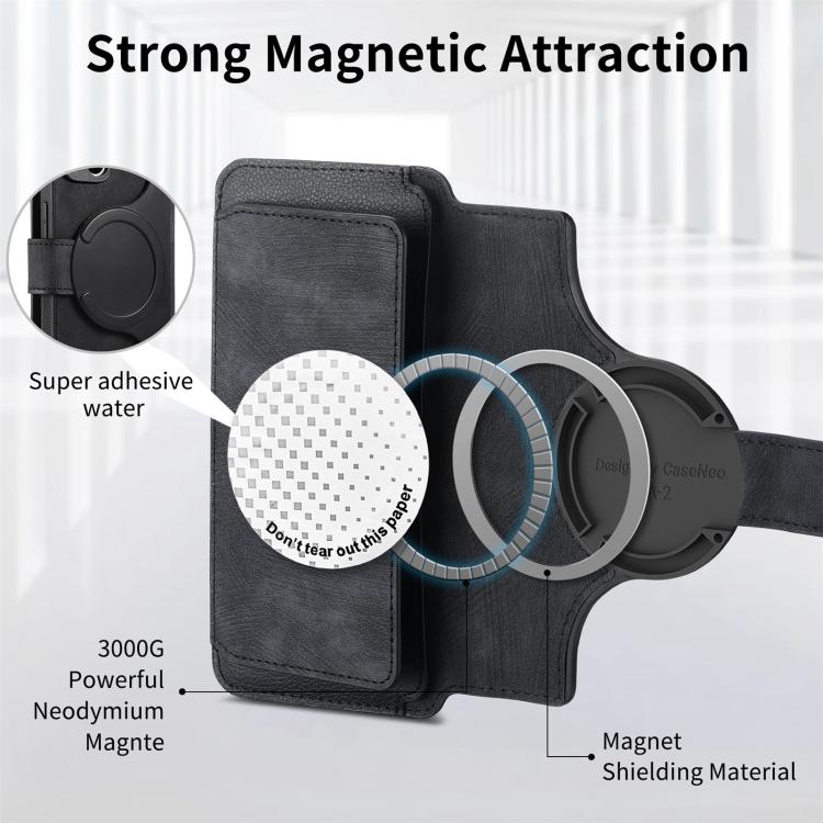CaseNeo MagSafe RFID Anti-theft Zipper Wallet Retro Leather Phone Case, For iPhone 18 / 17, For iPhone 18 Pro / 17 Pro, For iPhone 18 Pro Max / 17 Pro Max, For iPhone 17e / 16e, For iPhone Air, For iPhone 16 Pro Max, For iPhone 16 Pro, For iPhone 16 Plus