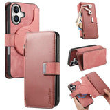 CaseNeo MagSafe RFID Anti-theft Zipper Wallet Retro Leather Phone Case, For iPhone 18 / 17, For iPhone 18 Pro / 17 Pro, For iPhone 18 Pro Max / 17 Pro Max, For iPhone 17e / 16e, For iPhone Air, For iPhone 16 Pro Max, For iPhone 16 Pro, For iPhone 16 Plus