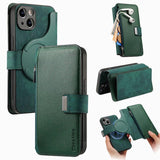 CaseNeo MagSafe RFID Anti-theft Zipper Wallet Retro Leather Phone Case, For iPhone 16, For iPhone 15 Pro Max, For iPhone 15 Pro, For iPhone 15 Plus, For iPhone 15, For iPhone 14