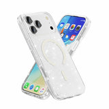 Terminator Style Glitter Powder MagSafe Magnetic Phone Case, For iPhone 18 Pro / 17 Pro, For iPhone 18 Pro Max / 17 Pro Max, For iPhone 17, For iPhone Air