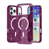 Terminator Style Glitter Powder MagSafe Magnetic Phone Case, For iPhone 18 Pro / 17 Pro, For iPhone 18 Pro Max / 17 Pro Max, For iPhone 17, For iPhone Air
