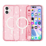 Terminator Style Glitter Powder MagSafe Magnetic Phone Case, For iPhone 17 Pro Max, For iPhone 17 Pro, For iPhone 17, For iPhone Air