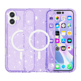 Terminator Style Glitter Powder MagSafe Magnetic Phone Case, For iPhone 17 Pro Max, For iPhone 17 Pro, For iPhone 17, For iPhone Air