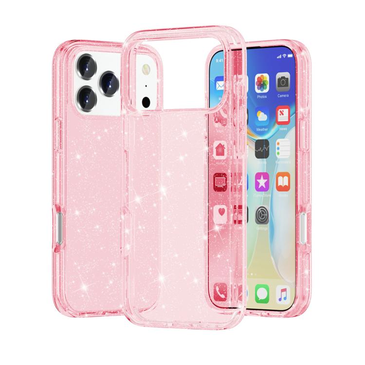 Shockproof Terminator Glitter Powder Phone Case, For iPhone 17 Pro Max, For iPhone 17 Pro, For iPhone 17, For iPhone Air