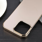 Electroplating Frameless Frosted Anti-Glare PC MagSafe Phone Case, For iPhone 15, For iPhone 14 / 13, For iPhone 14 Pro, For iPhone 14 Pro Max, For iPhone 13 Pro Max / 12 Pro Max, For iPhone 13 Pro, For iPhone 12 / 12 Pro