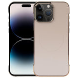 Electroplating Frameless Frosted Anti-Glare PC MagSafe Phone Case, For iPhone 15, For iPhone 14 / 13, For iPhone 14 Pro, For iPhone 14 Pro Max, For iPhone 13 Pro Max / 12 Pro Max, For iPhone 13 Pro, For iPhone 12 / 12 Pro