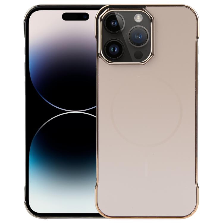 Electroplating Frameless Frosted Anti-Glare PC MagSafe Phone Case, For iPhone 15, For iPhone 14 / 13, For iPhone 14 Pro, For iPhone 14 Pro Max, For iPhone 13 Pro Max / 12 Pro Max, For iPhone 13 Pro, For iPhone 12 / 12 Pro