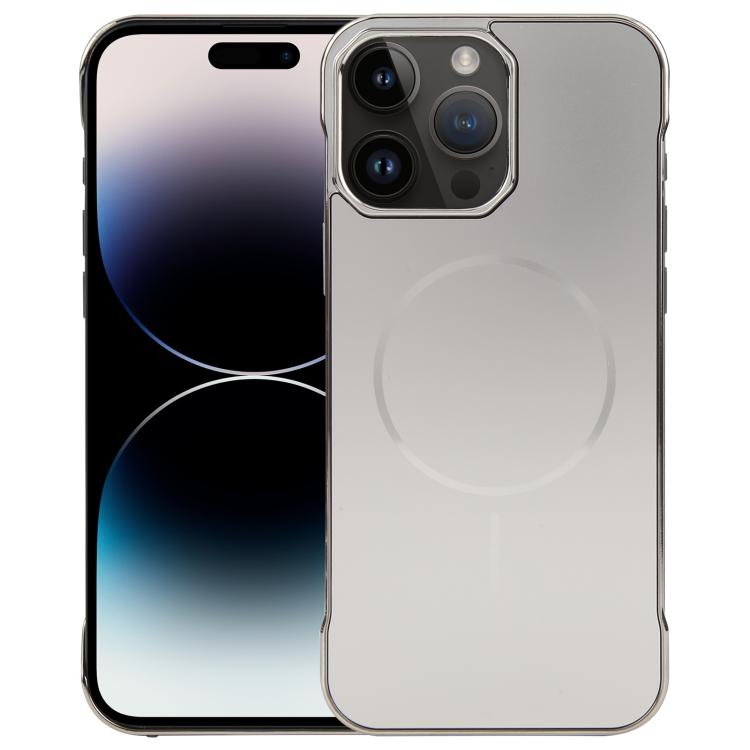 Electroplating Frameless Frosted Anti-Glare PC MagSafe Phone Case, For iPhone 15, For iPhone 14 / 13, For iPhone 14 Pro, For iPhone 14 Pro Max, For iPhone 13 Pro Max / 12 Pro Max, For iPhone 13 Pro, For iPhone 12 / 12 Pro