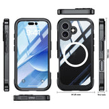 Life Waterproof MagSafe Magnetic Rugged Phone Case, For iPhone 17, For iPhone Air