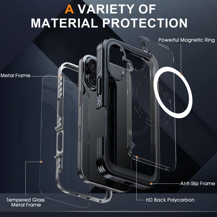 Life Waterproof MagSafe Magnetic Rugged Phone Case, For iPhone 17, For iPhone Air
