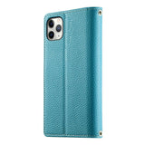 Stitching Multi-card Zipper Wallet Leather Phone Case with Short Strap, For iPhone 11 Pro Max, For iPhone 11, For iPhone 11 Pro, For iPhone X / XS, For iPhone XR, For iPhone XS Max, For iPhone 8 Plus / 7 Plus