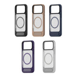 Kalebol MagSafe Invisible Tilt Holder PC Hybrid TPU Case, For iPhone 14 Pro, For iPhone 14 Pro Max, For iPhone 13 Pro Max, For iPhone 13 Pro, For iPhone 13