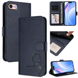 Litter Panda Embossing RFID Leather Phone Case with Lanyard, For iPhone 14 Pro Max, For iPhone SE 2022 / 2020 / 8 / 7, For iPhone 13 Pro Max, For iPhone 13 Pro, For iPhone 13 mini, For iPhone 12 / 12 Pro, For iPhone 12 Pro Max, For iPhone 12 mini