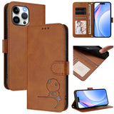 Litter Panda Embossing RFID Leather Phone Case with Lanyard, For iPhone 14 Pro Max, For iPhone SE 2022 / 2020 / 8 / 7, For iPhone 13 Pro Max, For iPhone 13 Pro, For iPhone 13 mini, For iPhone 12 / 12 Pro, For iPhone 12 Pro Max, For iPhone 12 mini