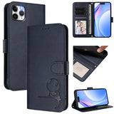 Litter Panda Embossing RFID Leather Phone Case with Lanyard, For iPhone 11 Pro Max, For iPhone 11, For iPhone 11 Pro, For iPhone X / XS, For iPhone XR, For iPhone XS Max, For iPhone 8 Plus / 7 Plus