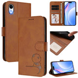 Litter Panda Embossing RFID Leather Phone Case with Lanyard, For iPhone 11 Pro Max, For iPhone 11, For iPhone 11 Pro, For iPhone X / XS, For iPhone XR, For iPhone XS Max, For iPhone 8 Plus / 7 Plus