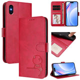 Litter Panda Embossing RFID Leather Phone Case with Lanyard, For iPhone 11 Pro Max, For iPhone 11, For iPhone 11 Pro, For iPhone X / XS, For iPhone XR, For iPhone XS Max, For iPhone 8 Plus / 7 Plus