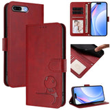 Litter Panda Embossing RFID Leather Phone Case with Lanyard, For iPhone 11 Pro Max, For iPhone 11, For iPhone 11 Pro, For iPhone X / XS, For iPhone XR, For iPhone XS Max, For iPhone 8 Plus / 7 Plus