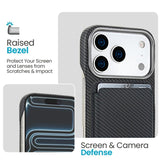 Carbon Fiber MagSafe Magnetic Card Holder Phone Case, For iPhone 17 Pro Max, For iPhone 17 Pro, For iPhone 17, For iPhone Air, For iPhone 16 Pro Max, iPhone 16 Pro, For iPhone 16 Plus, For iPhone 16, For iPhone 15 Pro Max