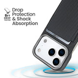 Carbon Fiber MagSafe Magnetic Card Holder Phone Case, For iPhone 17 Pro Max, For iPhone 17 Pro, For iPhone 17, For iPhone Air, For iPhone 16 Pro Max, iPhone 16 Pro, For iPhone 16 Plus, For iPhone 16, For iPhone 15 Pro Max