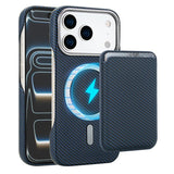 Carbon Fiber MagSafe Magnetic Card Holder Phone Case, For iPhone 17 Pro Max, For iPhone 17 Pro, For iPhone 17, For iPhone Air, For iPhone 16 Pro Max, iPhone 16 Pro, For iPhone 16 Plus, For iPhone 16, For iPhone 15 Pro Max