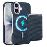 Carbon Fiber MagSafe Magnetic Card Holder Phone Case, For iPhone 17 Pro Max, For iPhone 17 Pro, For iPhone 17, For iPhone Air, For iPhone 16 Pro Max, iPhone 16 Pro, For iPhone 16 Plus, For iPhone 16, For iPhone 15 Pro Max