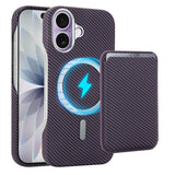 Carbon Fiber MagSafe Magnetic Card Holder Phone Case, For iPhone 17 Pro Max, For iPhone 17 Pro, For iPhone 17, For iPhone Air, For iPhone 16 Pro Max, iPhone 16 Pro, For iPhone 16 Plus, For iPhone 16, For iPhone 15 Pro Max