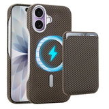 Carbon Fiber MagSafe Magnetic Card Holder Phone Case, For iPhone 17 Pro Max, For iPhone 17 Pro, For iPhone 17, For iPhone Air, For iPhone 16 Pro Max, iPhone 16 Pro, For iPhone 16 Plus, For iPhone 16, For iPhone 15 Pro Max