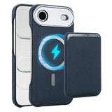 Carbon Fiber MagSafe Magnetic Card Holder Phone Case, For iPhone 17 Pro Max, For iPhone 17 Pro, For iPhone 17, For iPhone Air, For iPhone 16 Pro Max, iPhone 16 Pro, For iPhone 16 Plus, For iPhone 16, For iPhone 15 Pro Max