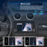 For Audi A3 8P 2003-2012 Android 15 7 inch Smart Central Control Car GPS Navigator Car MP5 Player, Standard+AHD+Microphone, Standard