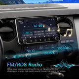 10.36 inch Screen Android 15 Car CarPlay Navigation Integrated Machine with Dual Knob, Standard, Standard+AHD+Microphone