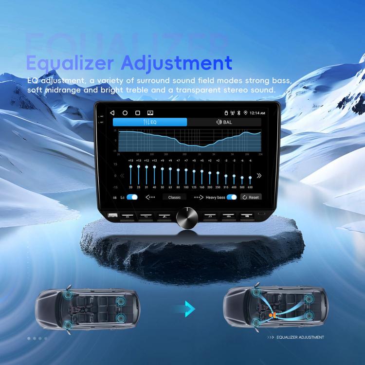 10 inch Screen Android 15 Car Navigation Audio Video Integrated Machine, Standard, Standard+AHD+Microphone