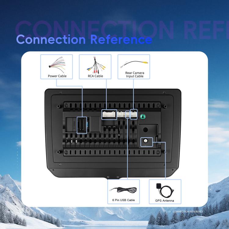 10 inch Screen Android 15 Car Navigation Audio Video Integrated Machine, Standard, Standard+AHD+Microphone