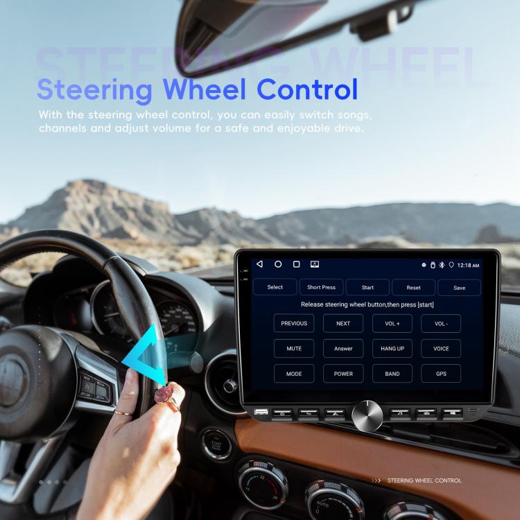 10 inch Screen Android 15 Car Navigation Audio Video Integrated Machine, Standard, Standard+AHD+Microphone