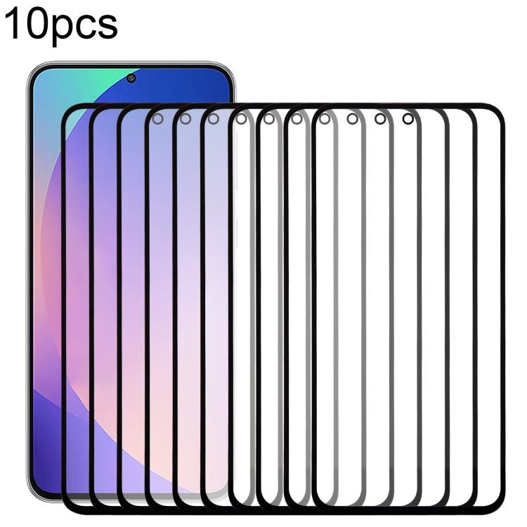 10pcs Front Screen Outer Glass Lens with OCA Optically Clear Adhesive, For Galaxy S26+ SM-S947B, For Galaxy M07 SM-M075F, For Galaxy M17 SM-M176B, For Galaxy S26 SM-S942B, For Galaxy A57 SM-A576B, For Galaxy A37 SM-A376B, For Galaxy S25 FE SM-S731B    ...