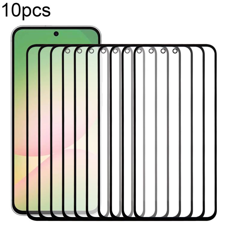 10pcs Front Screen Outer Glass Lens with OCA Optically Clear Adhesive, For Galaxy S26+ SM-S947B, For Galaxy M07 SM-M075F, For Galaxy M17 SM-M176B, For Galaxy S26 SM-S942B, For Galaxy A57 SM-A576B, For Galaxy A37 SM-A376B, For Galaxy S25 FE SM-S731B    ...