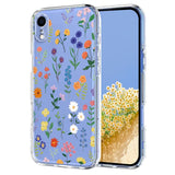 Flower Pattern Painted TPU Phone Case, For iPhone X / XS, For iPhone XR, For iPhone XS Max, For iPhone 8 Plus / 7 Plus