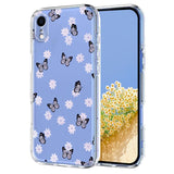 Flower Pattern Painted TPU Phone Case, For iPhone X / XS, For iPhone XR, For iPhone XS Max, For iPhone 8 Plus / 7 Plus