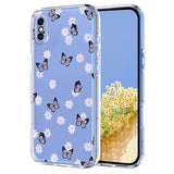 Flower Pattern Painted TPU Phone Case, For iPhone X / XS, For iPhone XR, For iPhone XS Max, For iPhone 8 Plus / 7 Plus