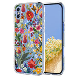 Flower Pattern Painted TPU Phone Case, For iPhone X / XS, For iPhone XR, For iPhone XS Max, For iPhone 8 Plus / 7 Plus