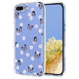 Flower Pattern Painted TPU Phone Case, For iPhone X / XS, For iPhone XR, For iPhone XS Max, For iPhone 8 Plus / 7 Plus