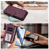Butterfly Love Flower Multi-card Zipper Wallet Leather Phone Case, For iPhone 15, For iPhone 14 Plus, For iPhone 14 / 13, For iPhone 14 Pro, For iPhone 14 Pro Max, For iPhone 7 / 8 / SE 2022