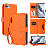 Butterfly Love Flower Multi-card Zipper Wallet Leather Phone Case, For iPhone 15, For iPhone 14 Plus, For iPhone 14 / 13, For iPhone 14 Pro, For iPhone 14 Pro Max, For iPhone 7 / 8 / SE 2022