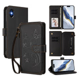 Butterfly Love Flower Multi-card Zipper Wallet Leather Phone Case, For iPhone 11 Pro Max, For iPhone 11, For iPhone 11 Pro, For iPhone X / XS, For iPhone XR, For iPhone XS Max