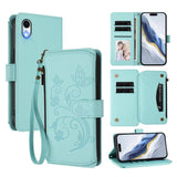Butterfly Love Flower Multi-card Zipper Wallet Leather Phone Case, For iPhone 11 Pro Max, For iPhone 11, For iPhone 11 Pro, For iPhone X / XS, For iPhone XR, For iPhone XS Max